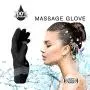 Fukuoku Black Left Hand Five Finger Vibrating Massage Glove - (fits Medium To Large Hand)