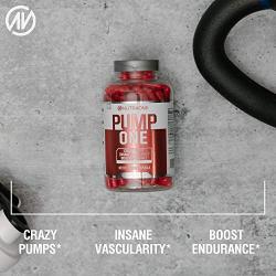 PumpOne Nitric Oxide Pump Supplement by NutraOne – with L-Citrulline and Beta-Alanine (160 Capsules)