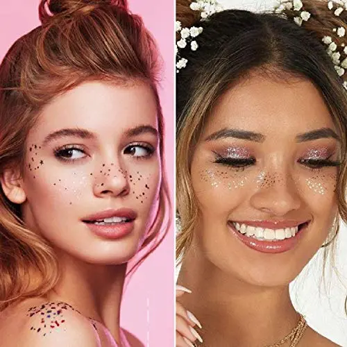 Ooopsi Tattoo Sticker - 8 Sheets Metallic Tattoo Sticker for Women Girls Make Up Dancer Costume Parties, Glitter Gold Tattoos Ooopsi Tattoo Sticker - 8 Sheets Metallic Tattoo Sticker for Women Girls Make Up Dancer Costume Parties, Glitter Gold Tattoos