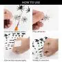 540 PCS Halloween Spiders and Net Body and Face Temporary Tattoos Stickers for kids and adults Costume 540 PCS Halloween Spiders and Net Body and Face Temporary Tattoos Stickers for kids and adults Costume