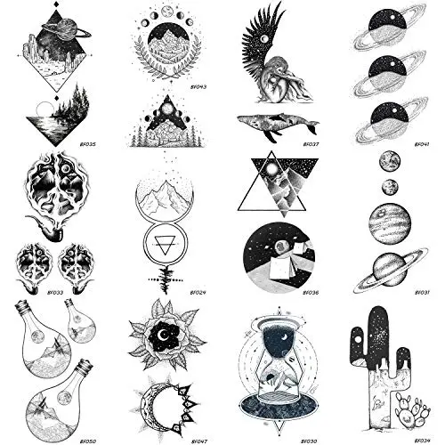 12 Pieces/Lot Creative Planets Star Temporary Tattoo Stickers Paper Men Funny Sun Men Women Tattoo Kids Custom Moon Cosmos Tatoos Supplies 10x6CM 12 Pieces/Lot Creative Planets Star Temporary Tattoo Stickers Paper Men Funny Sun Men Women Tattoo Kids Custom Moon Cosmos Tatoos Supplies 10x6CM