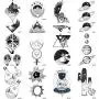 12 Pieces/Lot Creative Planets Star Temporary Tattoo Stickers Paper Men Funny Sun Men Women Tattoo Kids Custom Moon Cosmos Tatoos Supplies 10x6CM 12 Pieces/Lot Creative Planets Star Temporary Tattoo Stickers Paper Men Funny Sun Men Women Tattoo Kids Custom Moon Cosmos Tatoos Supplies 10x6CM