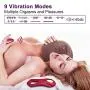 Vibrating Cock Ring for Couples, Double Ring Remote Control Penis Ring Vibrator with 9 Vibration Modes, Alona Rechargeable Vibrating Penis Enhancer Ring Vibrator (Red) Vibrating Cock Ring for Couples, Double Ring Remote Control Penis Ring Vibrator with 9 Vibration Modes, Alona Rechargeable Vibrating Penis Enhancer Ring Vibrator (Red)