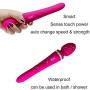 Cordless Wand Massager Rechargeable with 10 Speed, Handheld Body Massage Waterproof, Suitable for Back Shoulder Muscle Aches