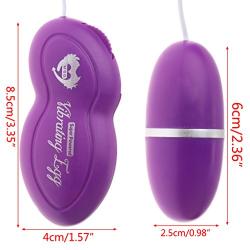 Unisex Portable Vibrator Kegel Balls for Beginners, Bullets Shape Multispeed Massager Female Sex Toy