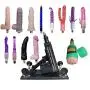 Super Strong Automatic Sex Machine with 13 * Accessories Incl. Silicone Dildos and Cup Masturbators, Gun Fucking Machine, Poking Speed Adjustable, Erotic Sex Equipment for Men and Women
