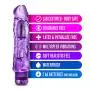 Eden 9" Soft Large Thick Realistic Vibrating Dildo, Multi Speed Powerful Vibrator, Sex Toy for Women, Purple