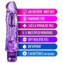 9" Soft Large Thick Realistic Vibrating Dildo - Multi Speed Powerful Vibrator - Waterproof - Sex Toy for Women - Sex Toy for Adults (Purple)