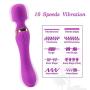 Fondlove Clitoral Vibrator with High Frequency Targeted Vibrating, Waterproof Rechargeable G Spot Clit Vibrators Adult Sex Toys for Women and Couples (Purple)