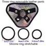 TPTPMAY Wearable Strap on Dildlos with Adjustable Belt Removable Dildlo Pants NO Vibrantor Adullt Six Toy for Women Couples