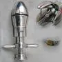 Stainless Steel Lock-able Anal Plug Bondage Butt Plug Anal Hook Stainless Steel Lock-able Anal Plug Bondage Butt Plug Anal Hook