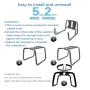 ASJHK Sex Multi-Functional Chair Furniture, Weightless Detachable Elastic Adult Toys Position Assistance Super Durable and Easily Assemble