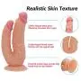 TTQQJJ Women 8.5 Inch Ultra-Lifelike Soft Skin Wand Pleasure Toy with Suction Cup Toys - Flesh - Yuanshengmujiang1.2