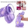 XL-Massagers Simulation Huge Man with Suction Cup, 10 Inch Realistic Godem-Tee with a Length of 8.66 Inch Insertable Massasger
