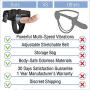 Adjustable Belt Strǎp-on Hǎrness Waterproof Massaging Wand Electric Hollow Vibration Role Play Flesh