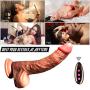 Amal Pennis Vibrartor Ring Double Strapon Dildo GSPotter Vibrantor - USB Rechargeable for Couples Pleasure