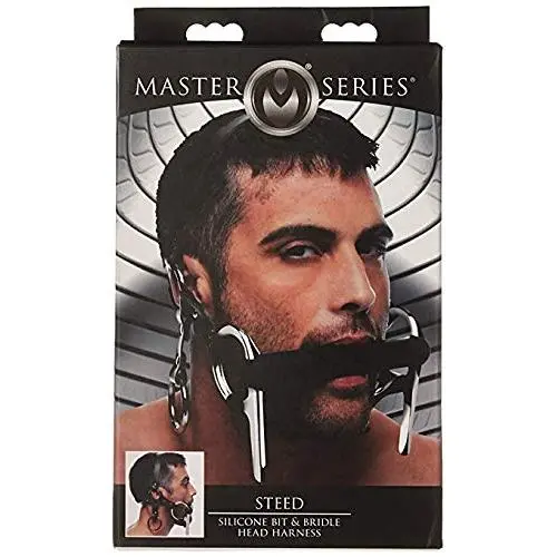 Master Series Steed Silicone Bit and Bridle Head Harness Master Series Steed Silicone Bit and Bridle Head Harness