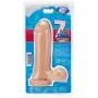 WTC Cloud Nine Thick Delightful Dong with Balls, Flesh, 7" WTC Cloud Nine Thick Delightful Dong with Balls, Flesh, 7"