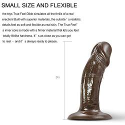 Beauty Molly Superior 4 Inch Realistic Pocket Dildo with Suction Cup, 2.7Ounce