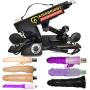 Removable Suction Cup Base with Adult Machine Gun for Women Multiple Frequency Adjustable Telescopic 6cm