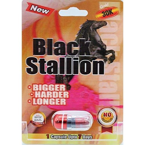 High Quality. Black Stallion 30K. Male Power Sexual Performance Enhancement (6 Pills)