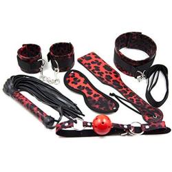 kanersty Handcuffs Choker Whip Bondage Kit Tempo Eyemask Restraints Adult Sex Toys