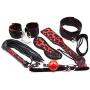 kanersty Handcuffs Choker Whip Bondage Kit Tempo Eyemask Restraints Adult Sex Toys