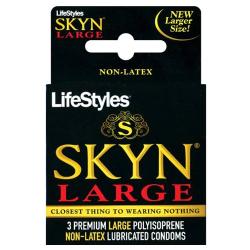 Lifestyles Skyn Large Non-Latex, 3 Count