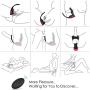 PHANXY® 3 in 1 Remote Controlled Vibrating Prostate Massager/Vibrator with Cock Ring and Ball Loop 9 Speeds G Spot Vibrator Waterproof Anal Sex Toy for Men Women and Couples