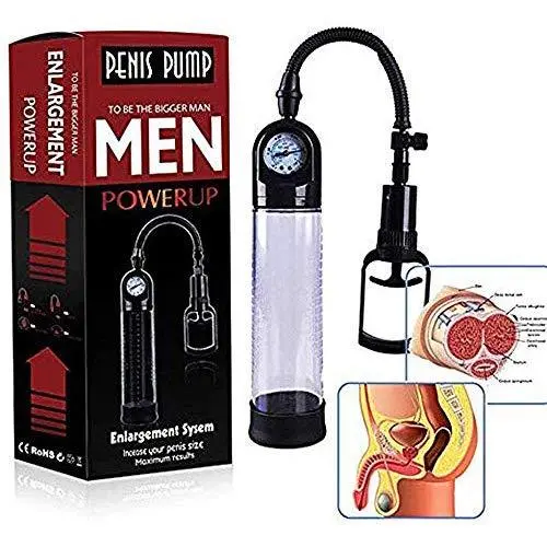 Loveshop Electric Penǐsgrowth Pumps Male Vacuum Massage Cups Large Massage Cups Male Vacuum Pump Air Enlarger Extender Prolong Enhancer for Men