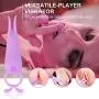 Clitoral & G-Spot 2 in 1 Rabbit Vibrator, Fovel Bullet Clit Sex Toy Dildos for Women 10 Powerful Intensities Female Mini Adult for Anal Nipple Waterproof Rechargeable Stimulation for Couple Play,Lilac Clitoral & G-Spot 2 in 1 Rabbit Vibrator, Fovel Bullet Clit Sex Toy Dildos for Women 10 Powerful Intensities Female Mini Adult for Anal Nipple Waterproof Rechargeable Stimulation for Couple Play,Lilac