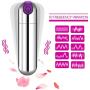 endosy Rechargeable Mini Massager,10 Different speeds and Powerful Vibrations, USB Rechargeable,Cordless