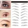 DAGEDA 4D Eyebrow Transfers Stickers, Black 91 Pairs 15 Styles 9 PC Long Lasting Natural Waterproof Bionic Eyebrow Water Transfer Tattoo Eyebrow Sticker For Woman Man Makeup Tool DAGEDA 4D Eyebrow Transfers Stickers, Black 91 Pairs 15 Styles 9 PC Long Lasting Natural Waterproof Bionic Eyebrow Water Transfer Tattoo Eyebrow Sticker For Woman Man Makeup Tool