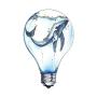 WYUEN 12 PCS/lot Whale Shark Temporary Tattoo Sticker for Women Men Fake Tatoo Body Art Adult Waterproof Stickers 9.8X6cm W12-06