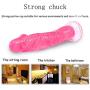 Zyuantyuan Slim 7.87 Inch Soft Toy with Suction Cup Base Great for Beginners Toys Friction Attrition (Color : Pink)