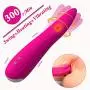 Tongue Vibrator G-Spot Stimulation Clitoral Vibrators with 8 Swing Modes, Treediride Nipple Anal Vagina Massage with Heating Function and 8 Vibrations