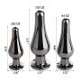 Updated Fetish Butt Anal Sex Toys, Bestimulus 3Pcs Stainless Steel Anal Butt Plugs Personal Massager for Sex Games (3 Colors)