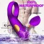 Cock Ring Vibrating Penis Ring Waterproof Rechargeable Couple Vibrator with 12-Speed Vibrations, Full Silicone Powerful Clitoris Stimulator Vibrators Adult Sex Toy by MELO (Purple) Cock Ring Vibrating Penis Ring Waterproof Rechargeable Couple Vibrator with 12-Speed Vibrations, Full Silicone Powerful Clitoris Stimulator Vibrators Adult Sex Toy by MELO (Purple)