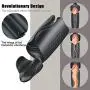 Penis Training Tool Male Masturbator, Treediride Handheld Liquid Silicone Vibrating Masturbation Toys 10 Modes Waterproof Penis Stimulator for Prolonging Sexual Endurance