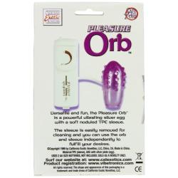 California Exotics Pleasure Orb Vibrating Egg, Purple