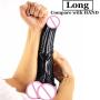 Romi Big Animal Dildo 9.96" Horse Penis Realistic Cock Anal Plugs Artificial Adult Sex Toys (Black)