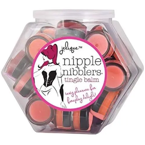 Nipple Nibbler Assorted Flavors Tingle Balm Display Bowl - 36 Piece