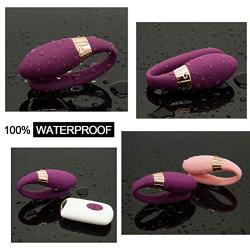 Invisible Wireless Rechargeable Mini U Shaped Couple Love Stimulation Wireless Vibrating Toy with Strong Patterns Handsfree USB Waterproof Wand Massager