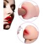 Male Masturbators Sex Toys, iMiMi 3D Realistic Vagina and Mouth Masturbator with Teeth and Tongue Masturbation Cup