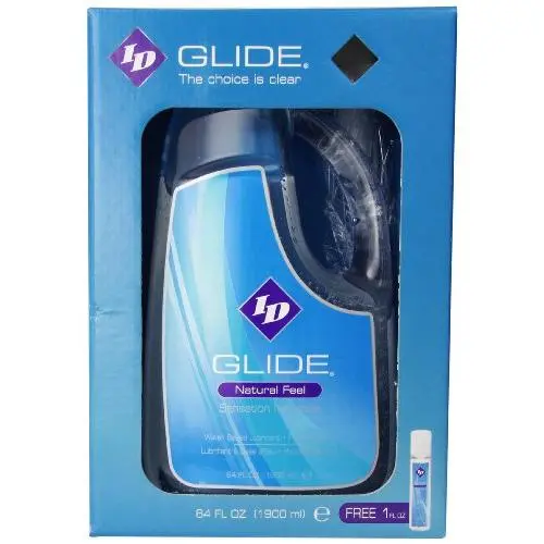 ID Glide 64 FL. OZ. Natural Feel Water-Based Personal Lubricant ID Glide 64 FL. OZ. Natural Feel Water-Based Personal Lubricant