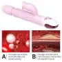 Wushuangyu Realistic Silicone Female Vibrant Toys with 12 Frequency Telescopic and 12 Kinds of Tongue Licking Rechargeable - Vibrant Toy Wushuangyu Realistic Silicone Female Vibrant Toys with 12 Frequency Telescopic and 12 Kinds of Tongue Licking Rechargeable - Vibrant Toy