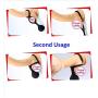 Silicone Penis Dual Ring Enhanced Trainer Power Ball Weight Ring Hanger Device 2 Usage Method