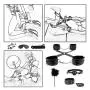 10 PCS/Set Massage Tools B`D`S`M B-ö-ň-dàgé Fétîsh Kits for Male Female (Black) 10 PCS/Set Massage Tools B`D`S`M B-ö-ň-dàgé Fétîsh Kits for Male Female (Black)