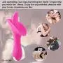 10 Vibration Mode Female Tongue Vibration Toy Simulation Oral Simulator Clitoris Stimulation Vibration Toy Suitable for Female Women