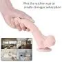 Bombex FDA Approved Silicone Dildo with Stronger Suction Cup Base - Whopper Dong W/Balls-Lifelike Cock,Flesh,7.2 Inches 100% Satisfaction Guaranteed